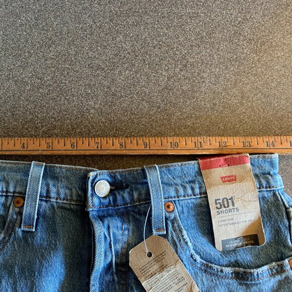 Levi's 501 High Rise Shorts - Picture 11 of 12